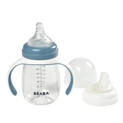 Beaba 2-in-1 Bottle to Sippy Learning Cup 210ml