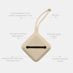 BIBS Soft Silicone Pacifier Case