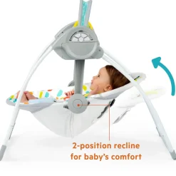 Bright Starts Playful Paradise Portable Swing