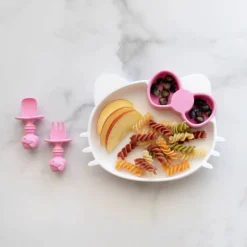 Bumkins Silicone Grip Dish - Sanrio Hello Kitty