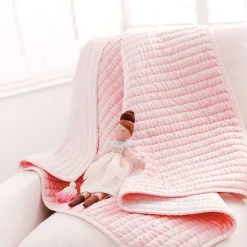 Crane Baby Reversible Cot Quilt - Parker