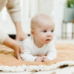 Crane Baby Reversible Quilted Playmat - Willow