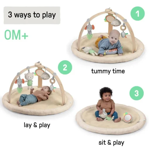 Ingenuity Every Season Plush Lambswool Activity Gym
