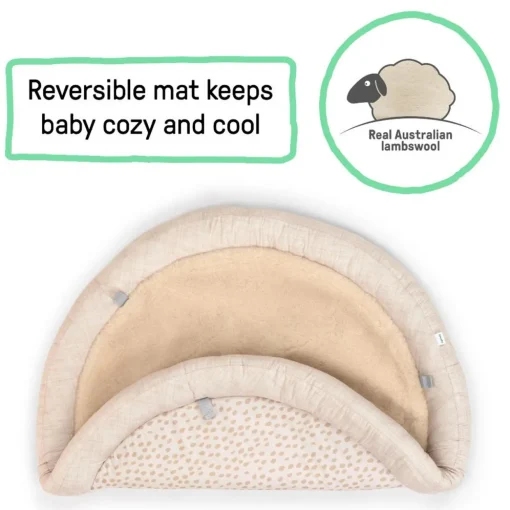 Ingenuity Every Season Plush Lambswool Activity Gym