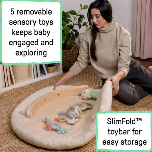 Ingenuity Every Season Plush Lambswool Activity Gym
