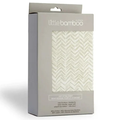 Little Bamboo Jersey Fitted Cot Sheet