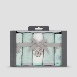 Little Linen Towelling Washers 5 Pack