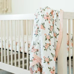 Little Unicorn Muslin Quilted Throw Blanket