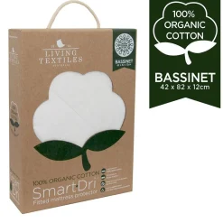 Living Textiles Organic Smart-Dri Bassinet Protector
