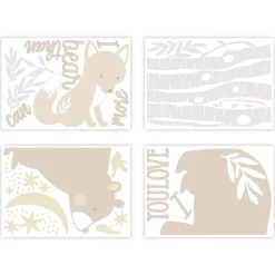 Lolli Living Removable Wall Decal Set - Bosco Bear - Clearance