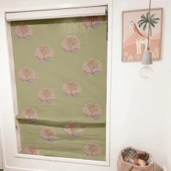 Mahalo Eco Blackout Blinds - Green Palms FAULTY SECONDS