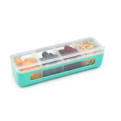 Melii 4 Compartment Snackle Box