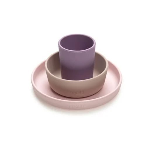 Melii 3 Piece Silicone Feeding Set