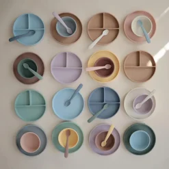 Mushie Classic Silicone Suction Plate