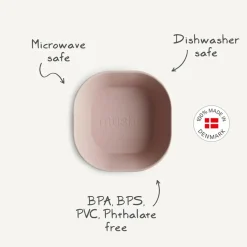 Mushie Dinnerware Square Bowl 2pc