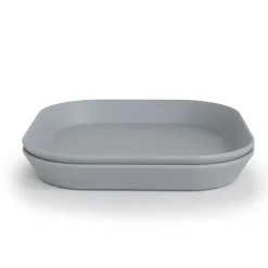 Mushie Dinnerware Square Plate 2pc