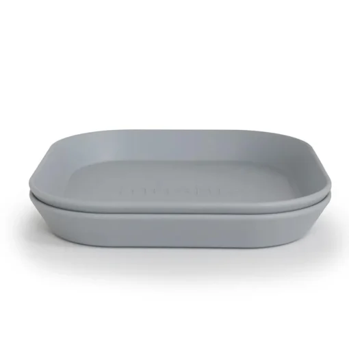 Mushie Dinnerware Square Plate 2pc