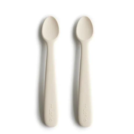 Mushie Silicone Feeding Spoons 2pk