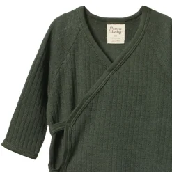 Nature Baby Merino Kimono Pointelle Stretch & Grow