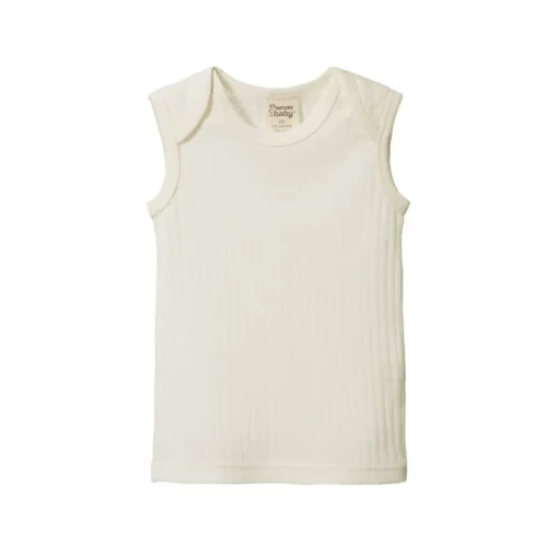 Nature Baby Merino Pointelle Singlet