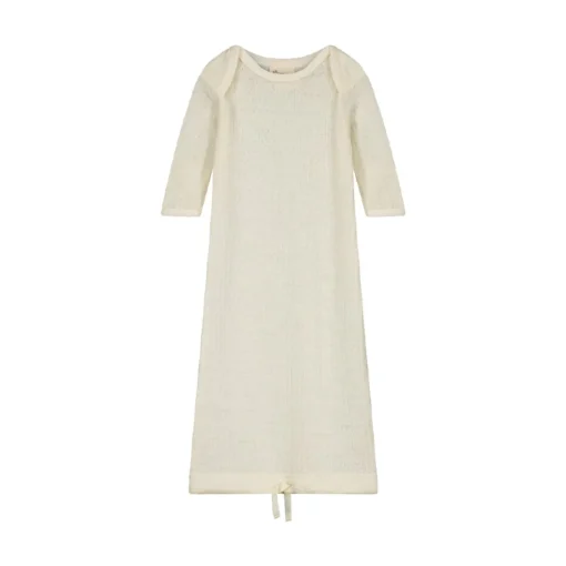Nature Baby Pointelle Merino Essentials Gown