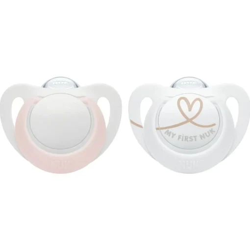 NUK Star Silicone Dummies - 2pk