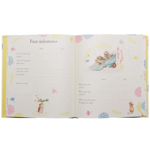 Peter Rabbit Baby Record Hardcover Book
