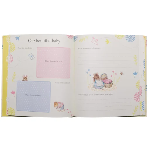 Peter Rabbit Baby Record Hardcover Book