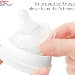 Pigeon SoftTouch Wide Neck Teat 2pk