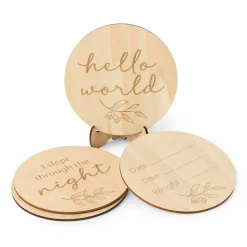 Snuggle Hunny Wooden Milestone Cards