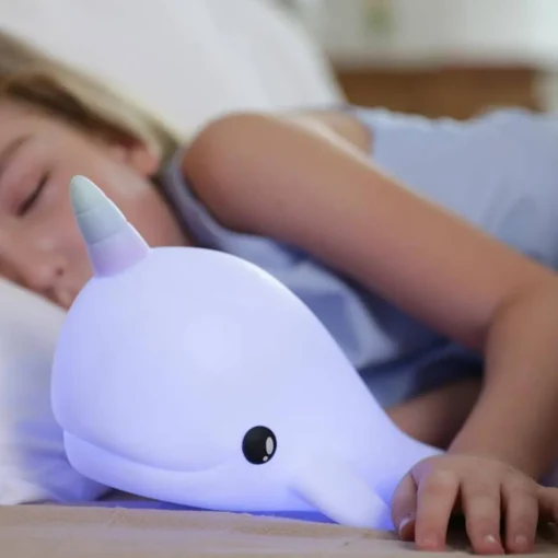 Stellar Haus Rechargeable Night Light - Squishy Narwhal