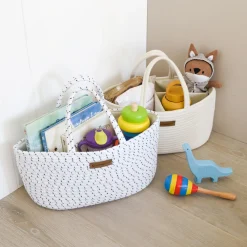 The Sleep Store Cotton Rope Nappy Caddy
