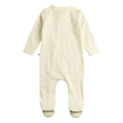 The Sleep Store Jersey NZ Merino Print Footed Zipsuit - Clearance