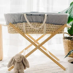 The Sleep Store Moses Basket with Waffle Liner