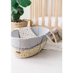 The Sleep Store Moses Basket with Waffle Liner
