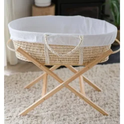 The Sleep Store Moses Basket with Waffle Liner