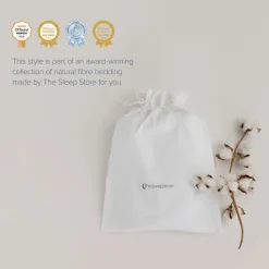 The Sleep Store Organic Sateen Cot Sheet Set