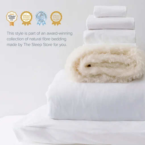 The Sleep Store Quilted Wool Topper - Drift Travel Cot