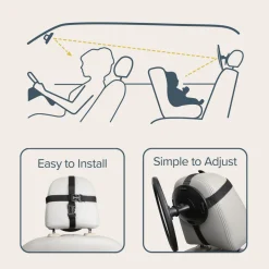 The Sleep Store Round Car Mirror