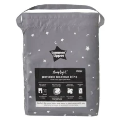 Tommee Tippee Sleeptight Portable Blackout Blind - Starry Grey
