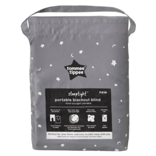 Tommee Tippee Sleeptight Portable Blackout Blind - Starry Grey