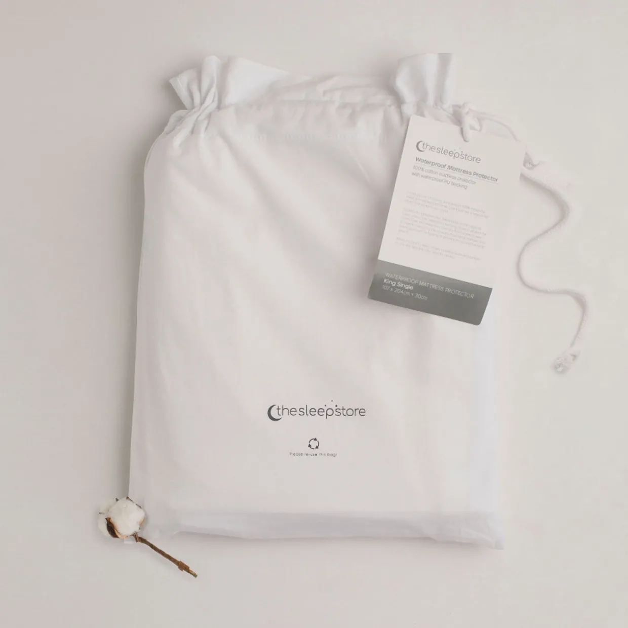 Waterproof Cotton Mattress Protector - Bed