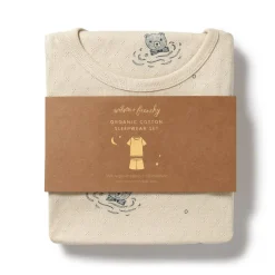 Wilson & Frenchy Organic Pointelle Short Sleeve Pyjamas