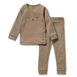 Wilson & Frenchy Organic Rib Long Sleeve Pyjamas