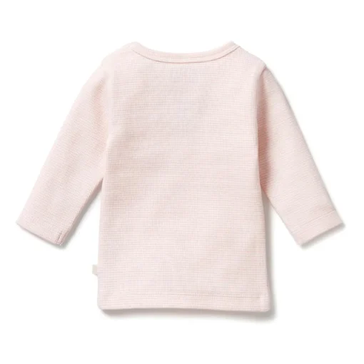 Wilson & Frenchy Organic Stripe Rib Long Sleeve Top